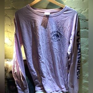Oceanside *read Purple Long Sleeve Graphic Tee